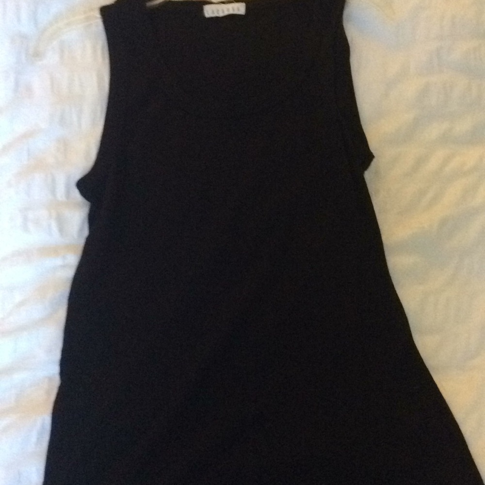 LaCausa Black cotton tank